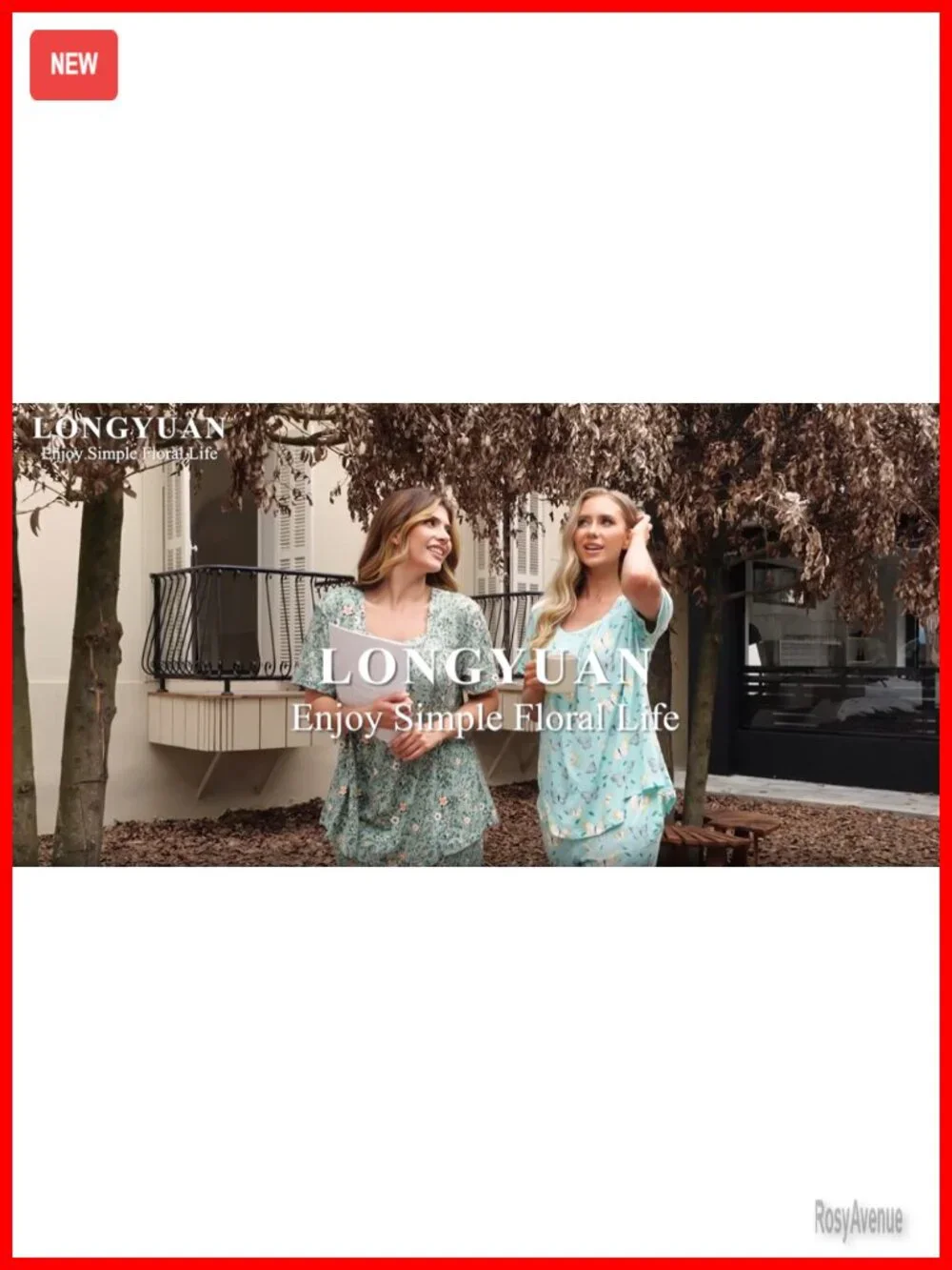 Women's Pajamas Set Square Neck Short Sleeve Soft Rayon Sleepwear Lounge 2 Piece